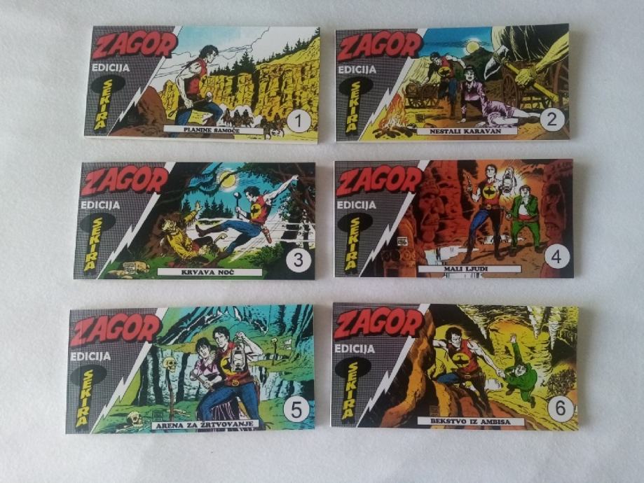 Zagor striscia edicija Sekira