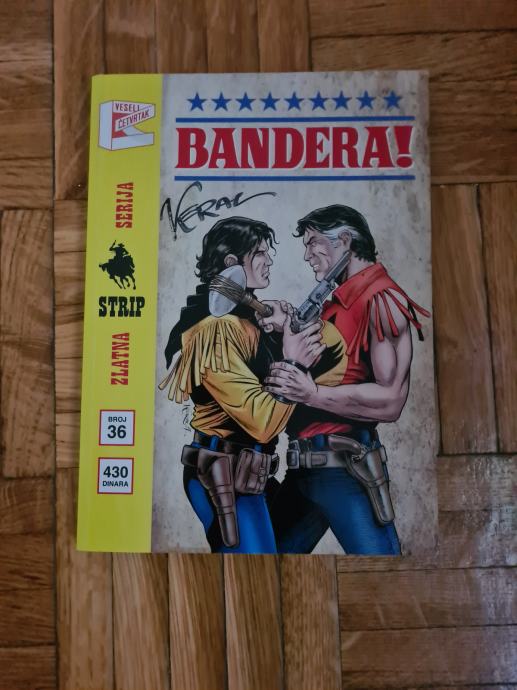 ZAGOR I TEX WILER - BANDERA - SA KERČEVIM POTPISOM