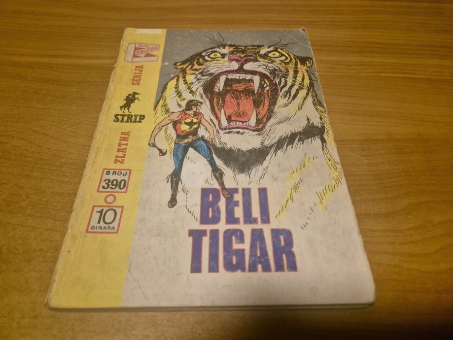 Zlatna serija 390,Zagor,Beli tigar