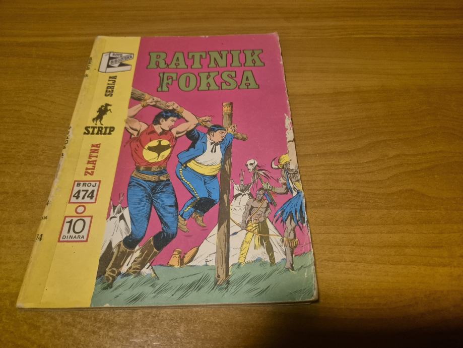 Zlatna serija 474,Zagor,Ratnik Foksa