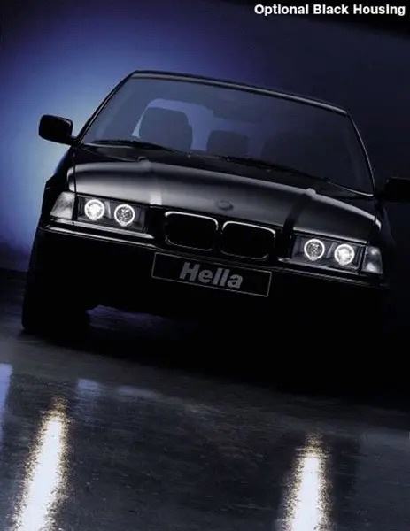 BMW E36 Hella farovi Angel Eyes