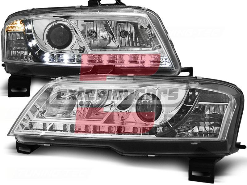 FIAT STILO (01-08) - Prednja svjetla LED DRL (chrome)