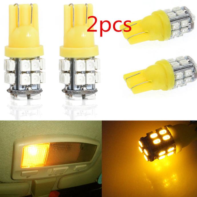 T10 amber led light