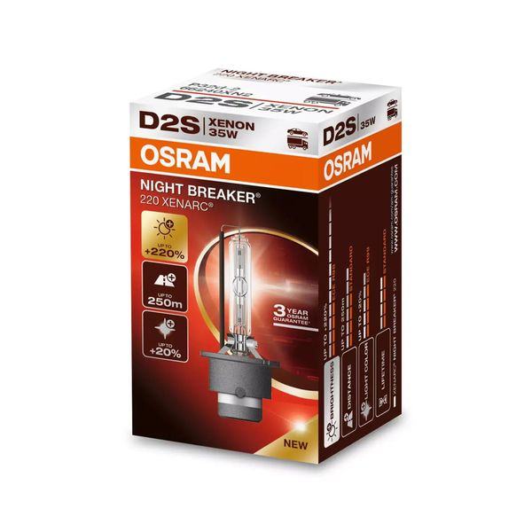 D2S Osram Night Breaker 220 Xenarc Xenon Zarulja XNN XN2