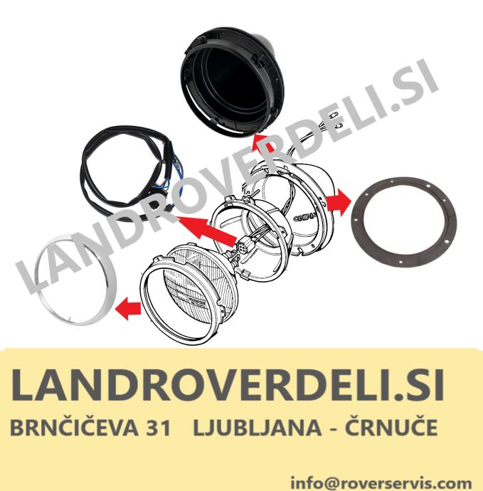 DIJELOVI ZA SVJETLA ZA VOZILA LAND ROVER DEFENDER * SERIES