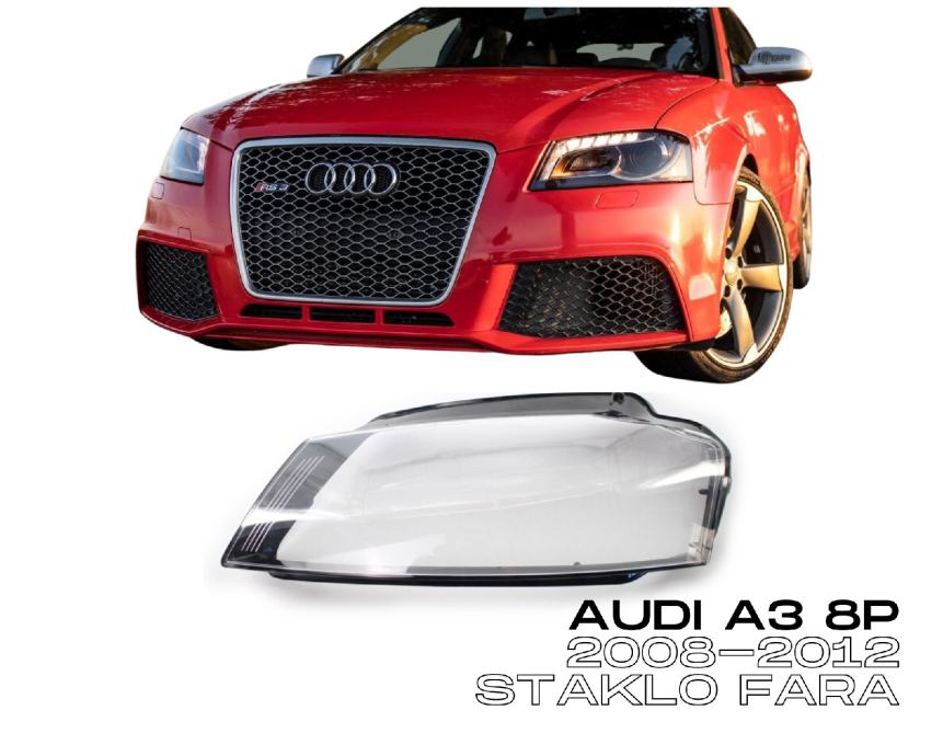 Staklo za Far Audi A3 A4 A5 A6 A7 A8 Q3 Q5 Q7 TT stakla farova