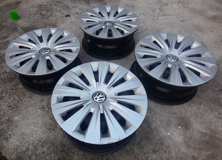 Čelične felge 15" 5x112 + ratkape VW