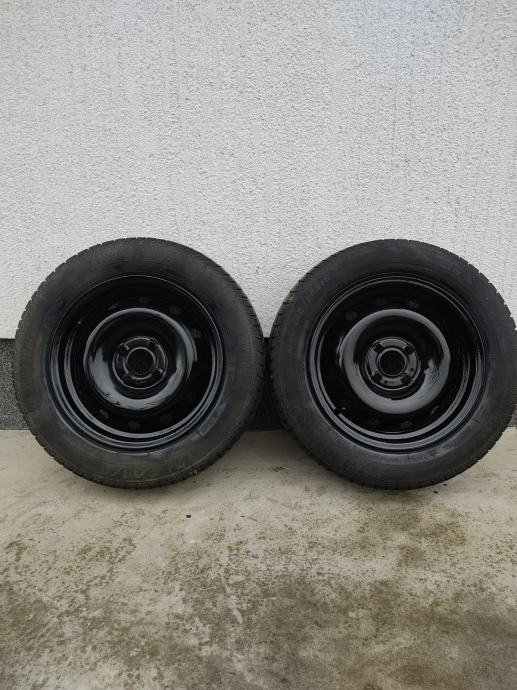 Čelične felge 15'' rupe 4x100, 2 kom. sa gumama 185/65 R15