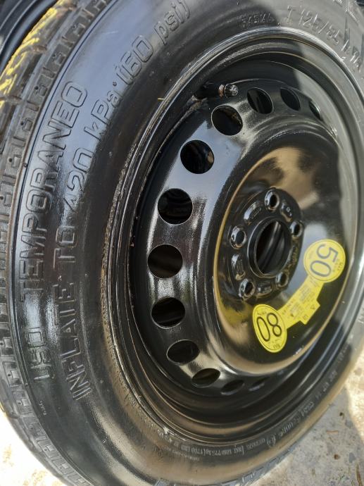 Čelična felga Ford 16'' rupe 5x108, 1+4 kom. Rezervni uski 120 eura