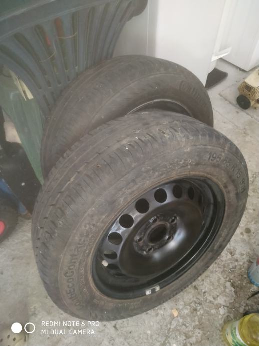 Čelične felge 15'' rupe 5x112, 2 kom.VW