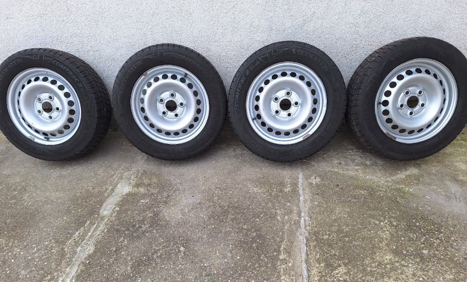 Čelične felge 16 5x120 sa zimskim gumama VW T5. VW T6. VW Caravella