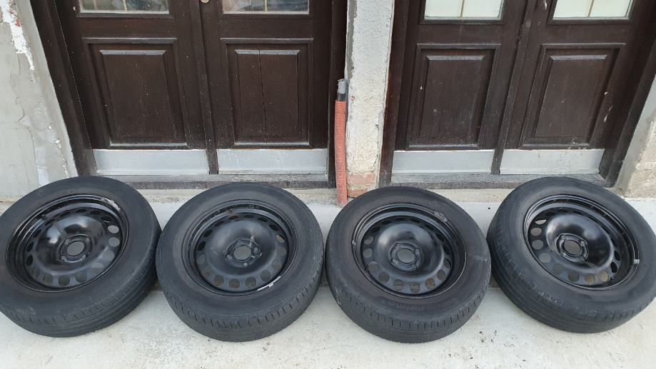 Čelične felge 16" za Opel, Citroen, Peugeot + ljetne gume 205/60R16