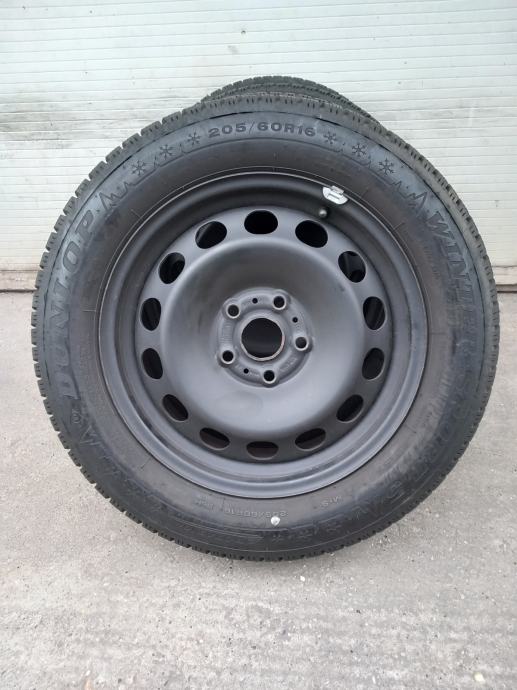 Čelične felge 16'' Vw Troc,Audi Q2 5x112,4 kom.Zimske gume 205 60 16*