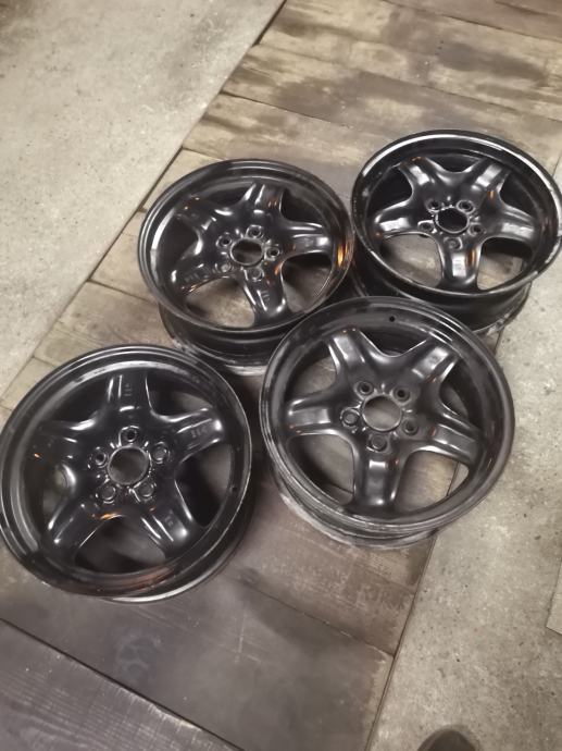 Čelične felge 17'' rupe 5x120, 4 kom.