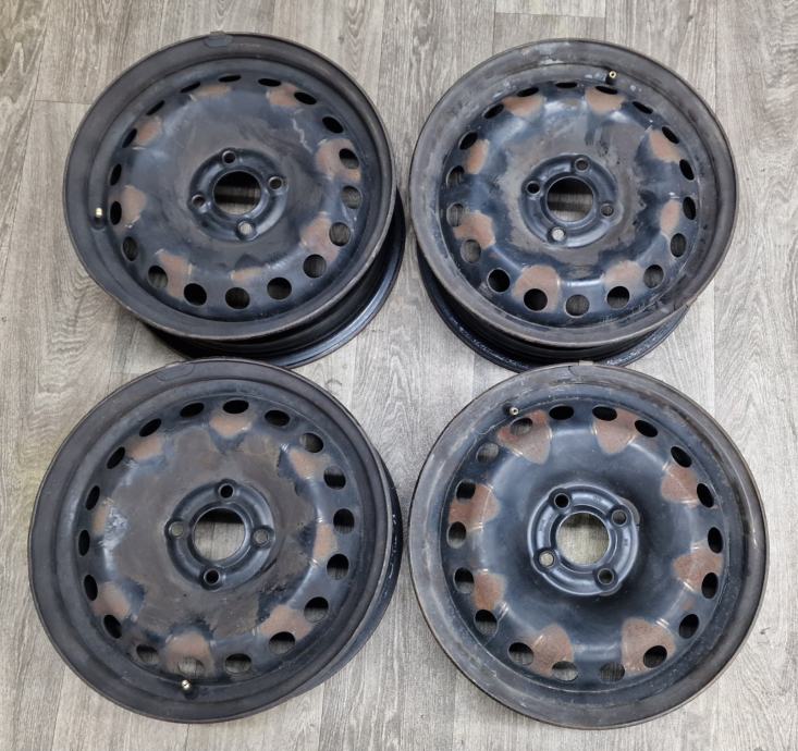 Čelične felge Renault 15'' rupe 4x100, 4 kom.