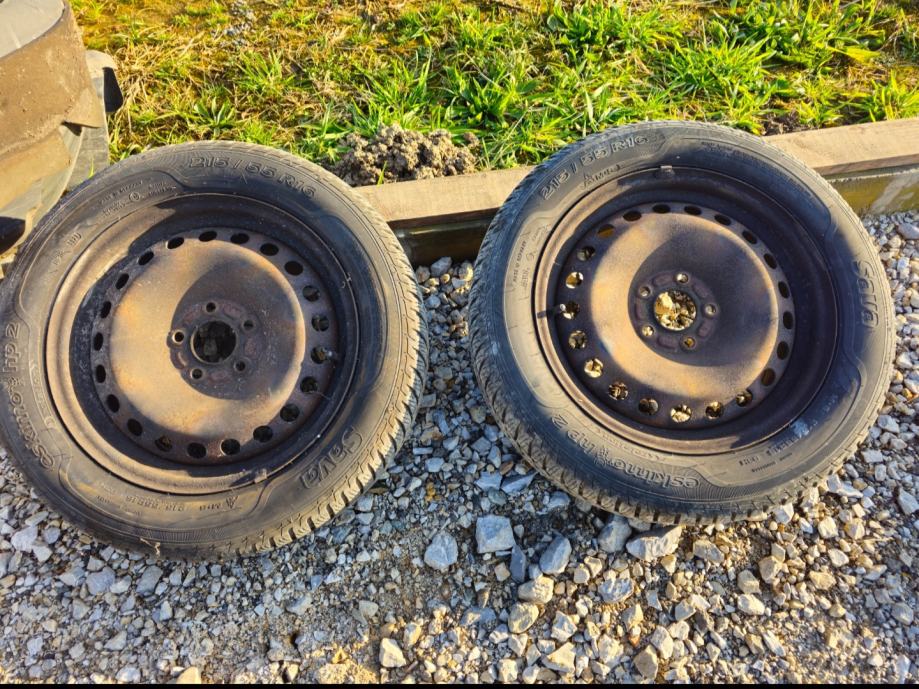 Ford čelične felge sa gumama 16'' rupe 5x108, 4 kom.