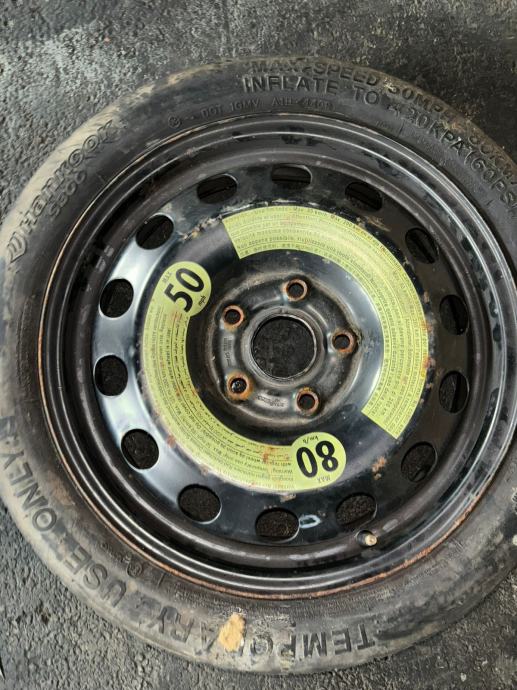 Rezerni tocak VW AUDI 16'' rupe 5x112, 1 kom.