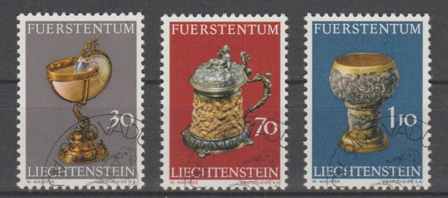 LIECHENSTEIN G. - 1973 -  MICHEL BR. 587 - 589