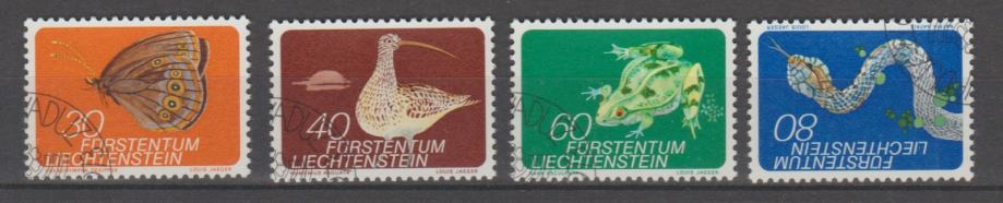 LIECHENSTEIN G. - 1973 -  MICHEL BR. 591 - 594