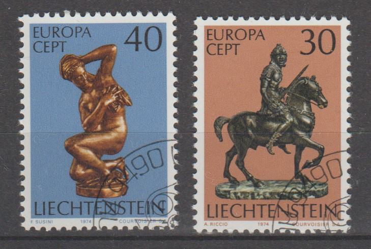 LIECHENSTEIN G. - 1974 -  MICHEL BR. 600 - 601