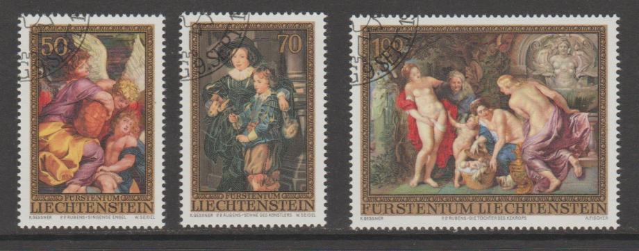 LIECHENSTEIN G. - 1976 -  MICHEL BR. 655 - 657