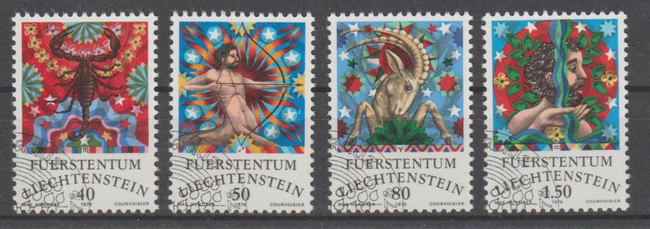 LIECHENSTEIN G. - 1978 -  MICHEL BR. 713 - 716