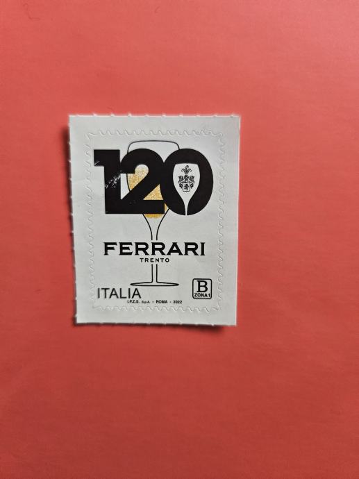 Poštanska markica - 120 godina Ferrari Trento