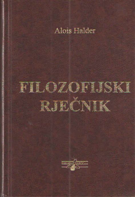 Alois Halder  : Filozofijski rječnik