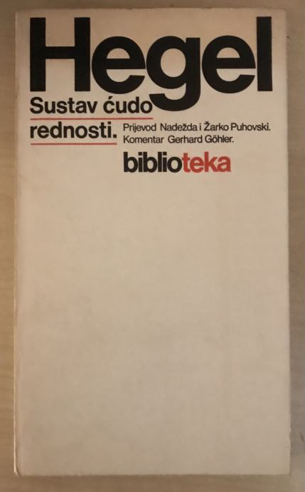 Hegel: Sustav ćudorednosti