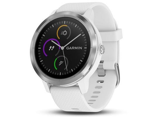 Sportski smart sat GARMIN Vivoactive 3 srebrni, bijeli remen