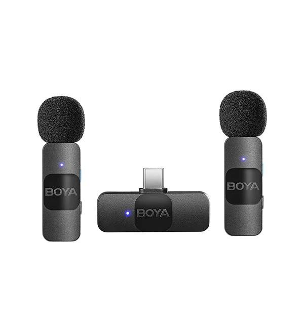 Boya V20, najmali 2.4Ghz bežićni mikrofon USB-C konekt. (2TX+1RX)