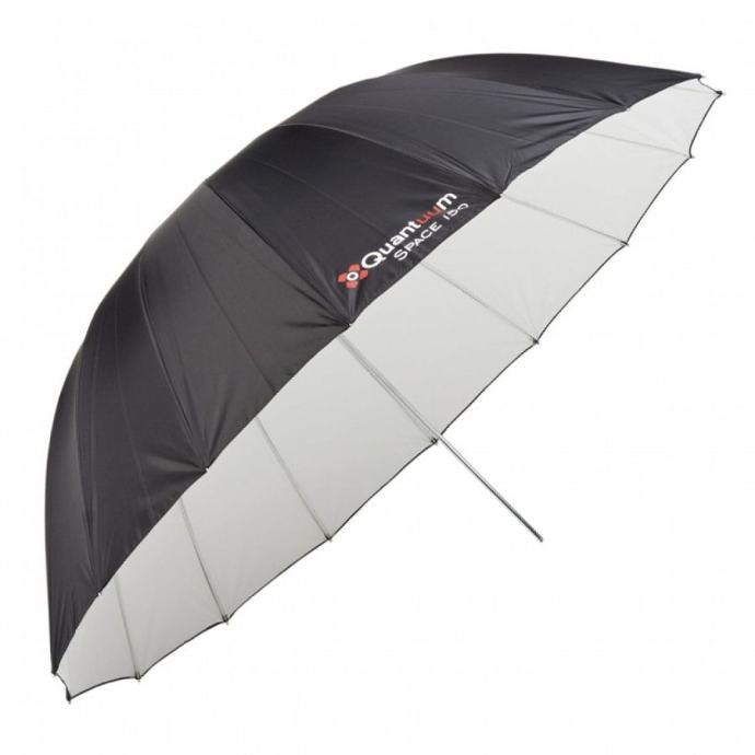 Quantuum Space 150 white parabolic umbrella foto kišobran 150cm