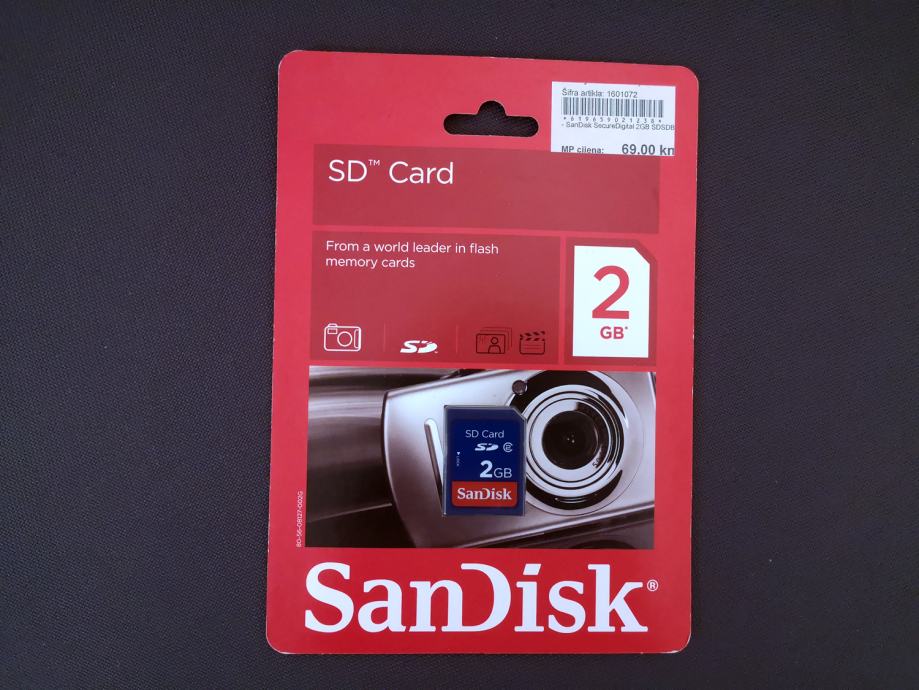 SanDisk 2GB SD Card