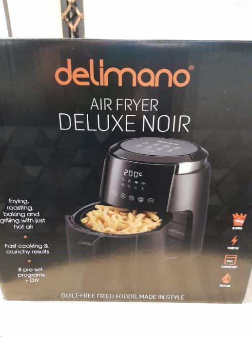 Delimano Air Fryer Deluxe Noir