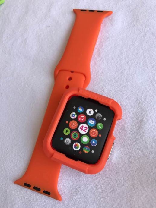 Apple Watch zaštita i remen 42mm - narančasta boja