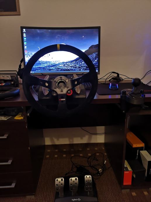 Logitech g29 + shifter + aftermarket volan