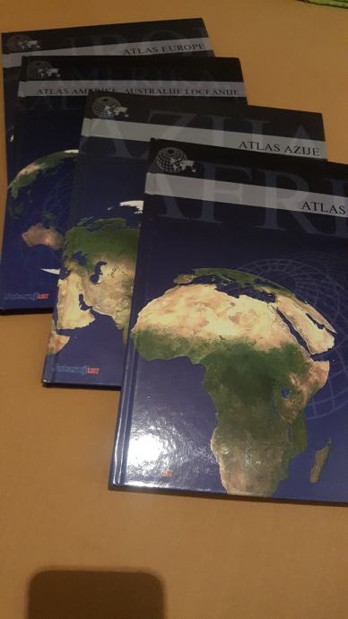 ATLAS EUROPE, AZIJE, AFRIKE