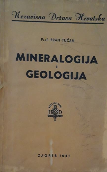 Fran Tućan: Mineralogija i geologija