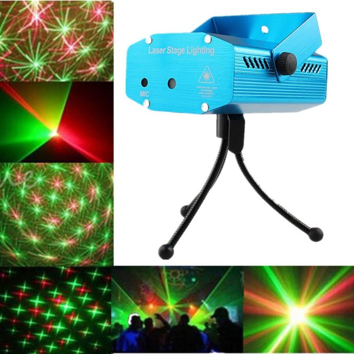 DJ MINI LASER DISCO BAR crvena+zelena boja