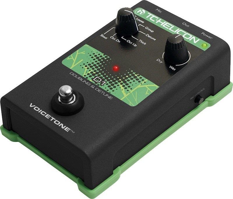 TC-Helicon VoiceTone D1 vokalna efekt pedala