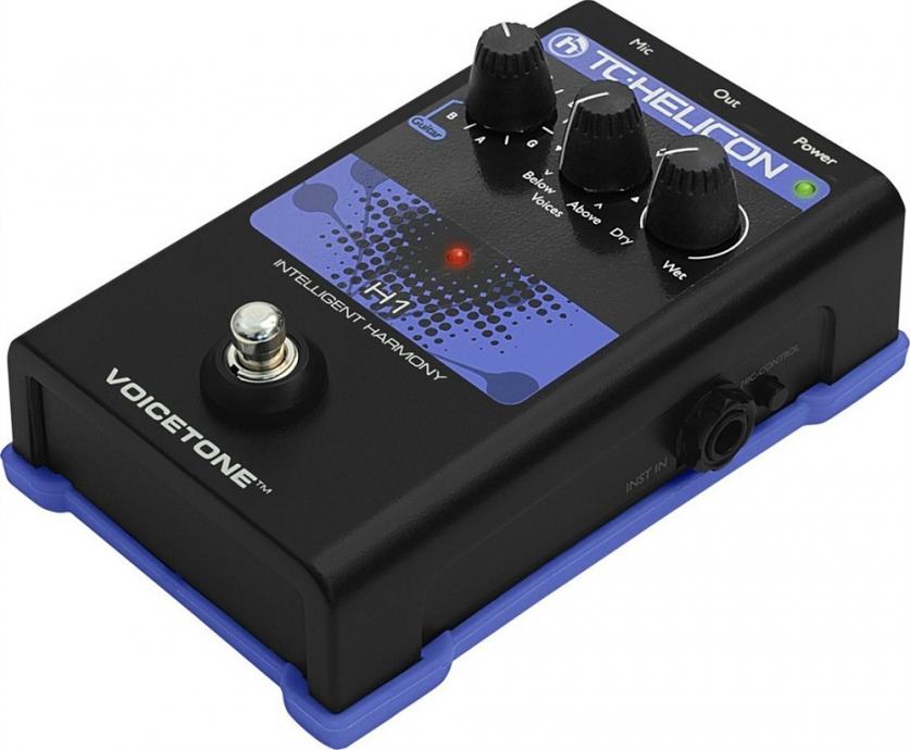 TC-Helicon VoiceTone H1 vokalna efekt pedala