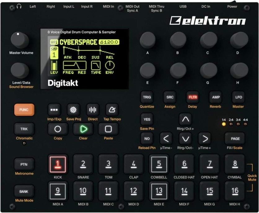 Как загрузить сэмплы на electron digitakt с компьютера