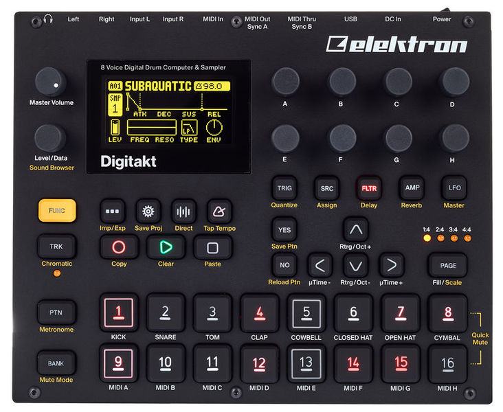 Как загрузить сэмплы на electron digitakt с компьютера