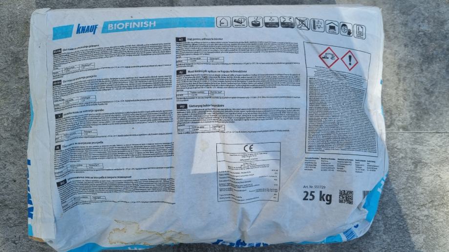 Knauf Biofinish I Jub Nivelin Glet Masa Ili Masa Za Gletanje 5216