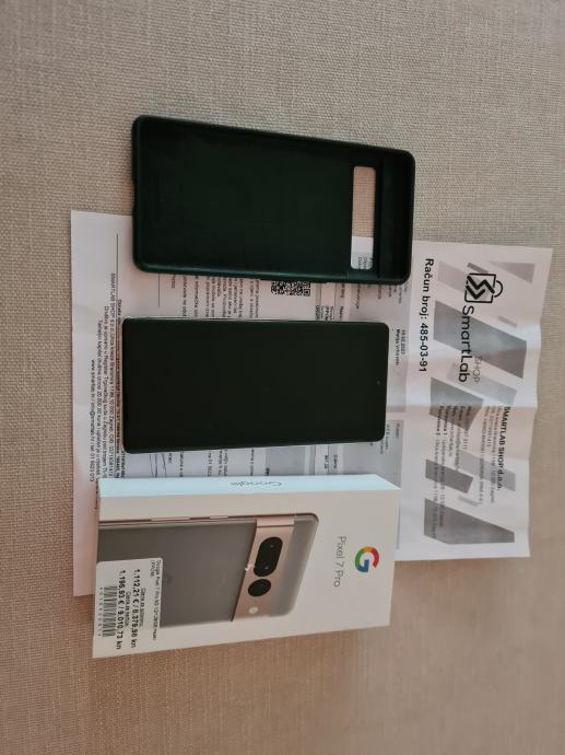 GOOGLE PIXEL 7 Pro 5G, Hazel, 12/128gb, Dual Sim, garancija 2mj