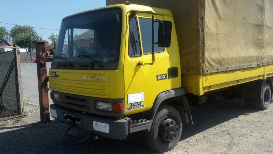 DAF 800 turbo; kocione celjusti i pakne