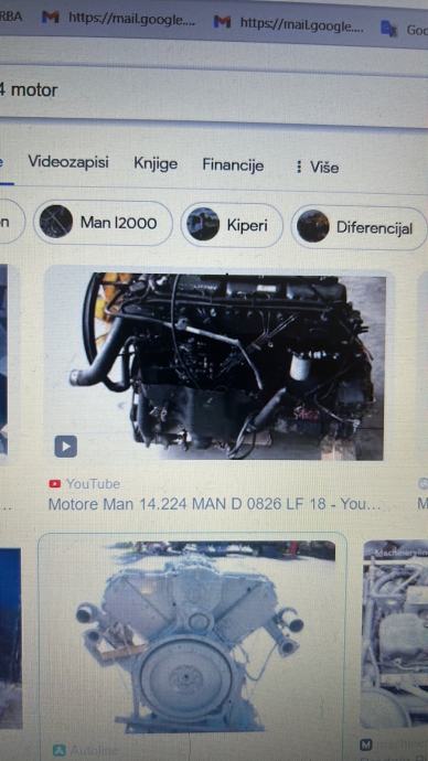 Motor i mjenjač MAN 220 ks