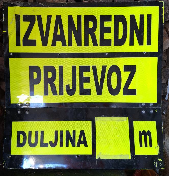 SIGNALNE REFLEKTIRAJUCE PLOČE ZA OZNAČAVANJE TERETA