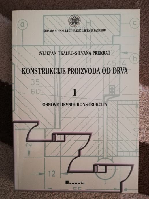 Konstrukcije proizvoda od drva 1 - knjiga