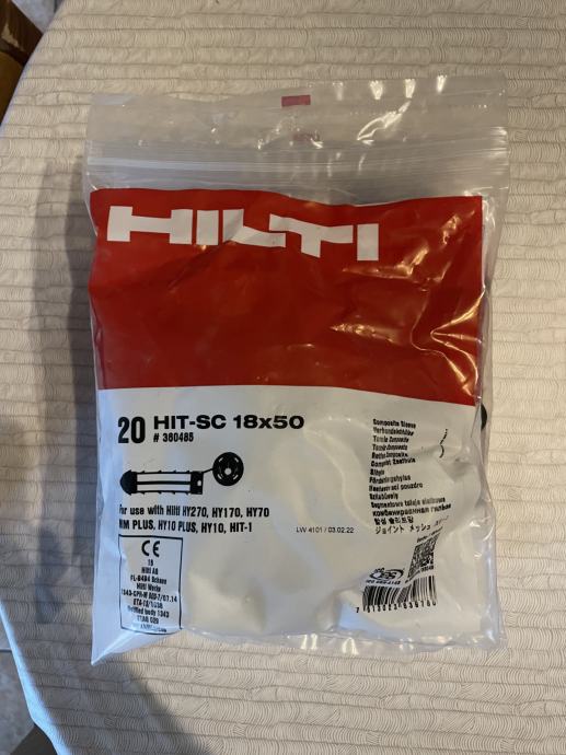 Mrežaste čahure Hilti HIT-sc razne dimenzije